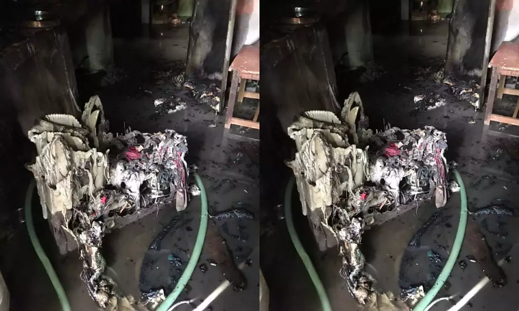 gas-cillinder-blasting-in home